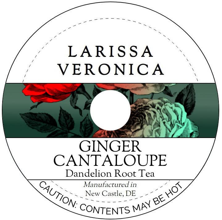 Ginger Cantaloupe Dandelion Root Tea (Single Serve K-Cup Pods) (12 pods, ZIN: 575235) - 2 Pack
