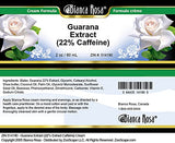 Guarana Extract (22% Caffeine) Cream (2 oz, ZIN: 514190)