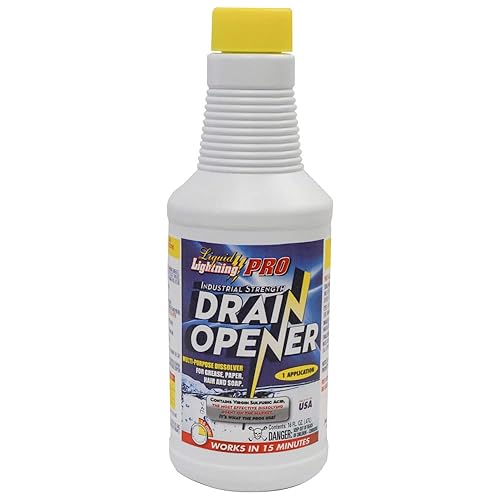 Jones Stephens S95701 16 OZ LIQ LIGHTNING PRO DRN CLNR