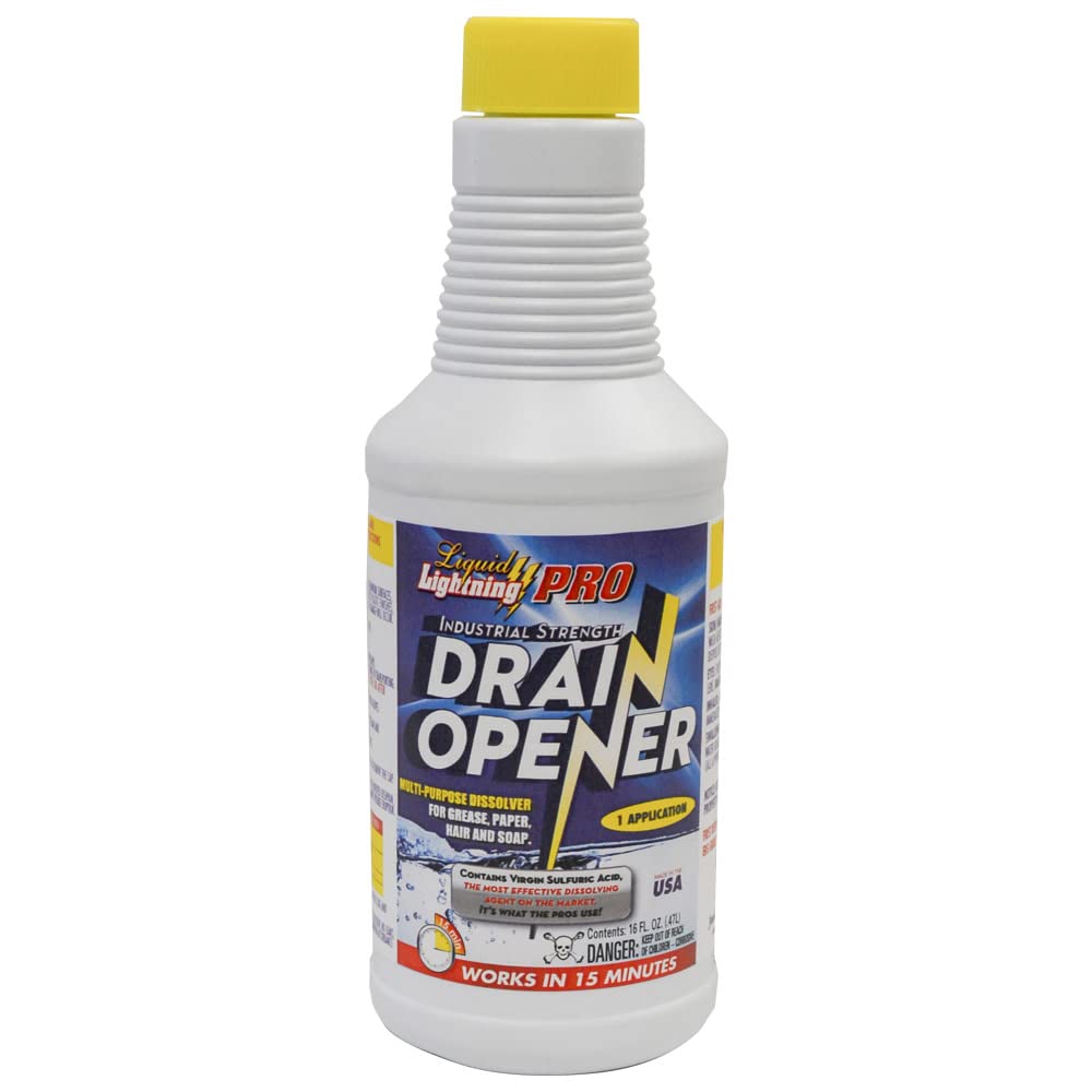 Jones Stephens S95701 16 OZ LIQ LIGHTNING PRO DRN CLNR