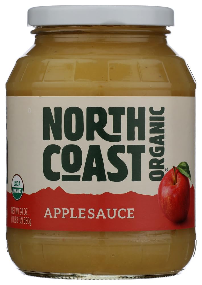 North Coast Apple Sauce Jar Organic, 24 oz (frozen)