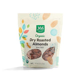 365 by Whole Foods Market, Organic Dry Roasted & Salted Almonds, 10 Ounce