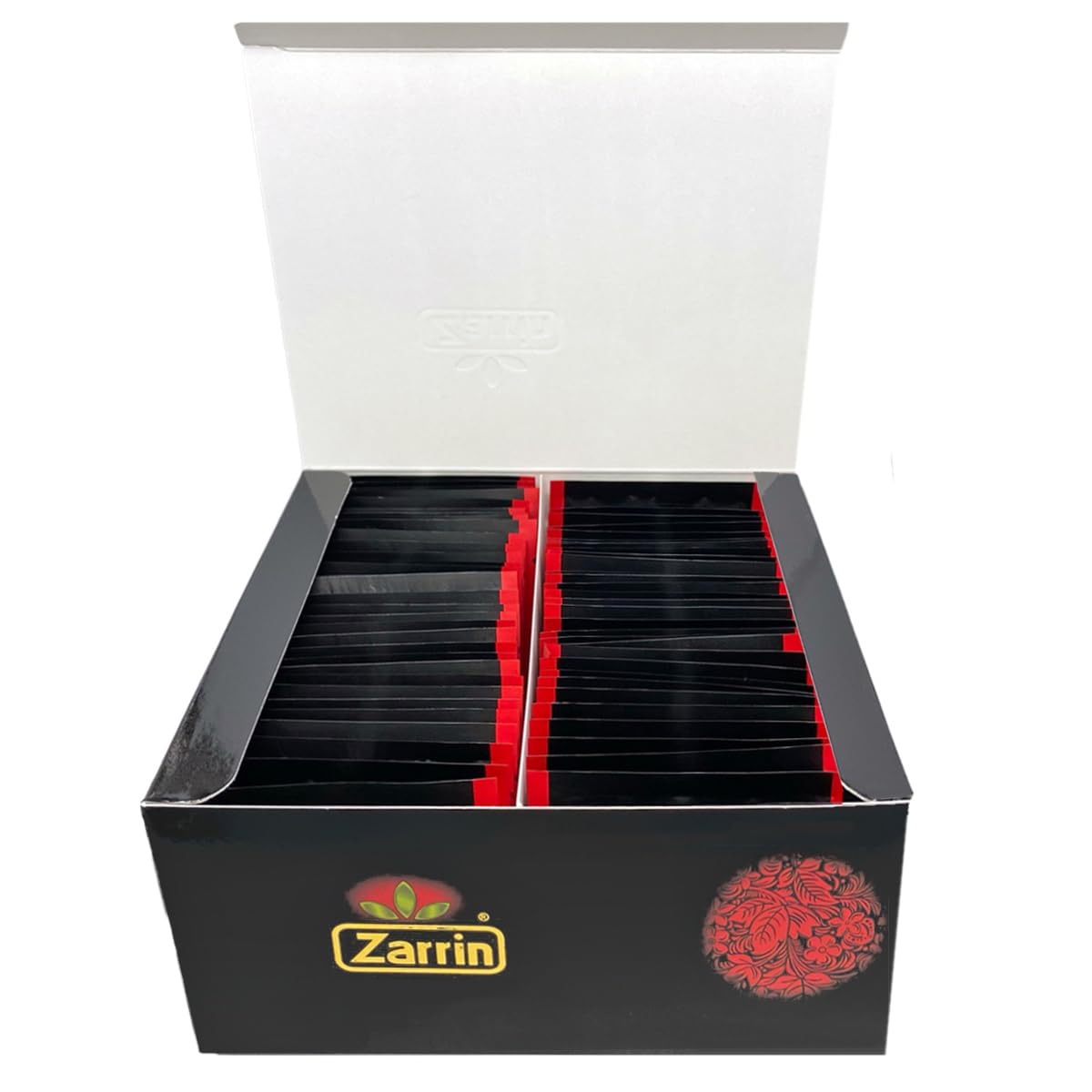 Zarrin - Earl Grey Premium Ceylon Black Leaf Tea, 50 Foil-wrapped Leaf Tea Bags
