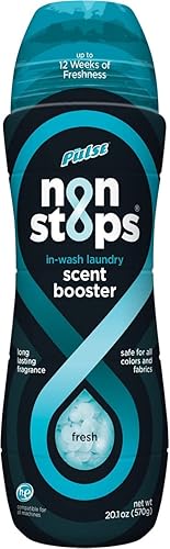 PULSE Non Stops Laundry Scent Boosters - Fresh Scent - Scent Boosting Beads - Long Lasting Fragrance (20.1 oz)