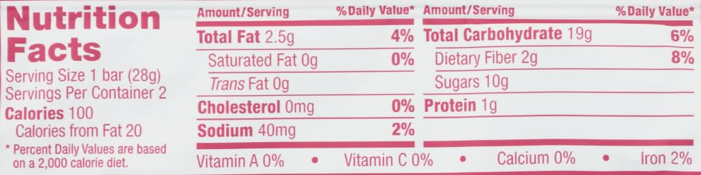 Raspberry Fig Bar 2oz