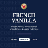 Victor Allen's Coffee French Vanilla Flavored Coffee, Medium Roast, 42 Count, Single Serve Coffee Pods for Keurig K-Cup Brewers