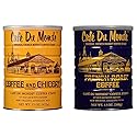 Cafe Du Monde Coffee and Chickory Bundle - New Orleans French Roast Assortment, 15 oz Original and 13 oz, 2 Piece