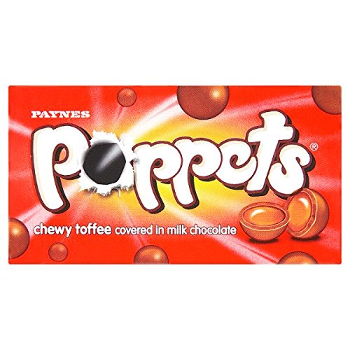 Poppets Paynes Chewy Toffee 40G X 36 Boxes Trade Case