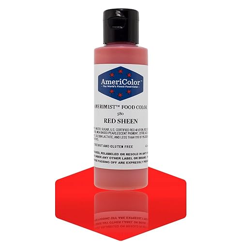 AmeriColor Amerimist Airbrush Color 4.5 Ounce, Red Pearl Sheen