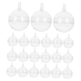 OFFIGAM 40Pcs Transparent Chocolate Ball Cup Bases for Candy Bouquets Practical and Decorative Candy Packaging for Valentine Day and Special Occasions