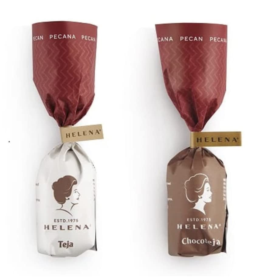 HELENA Chocolatier Fine Tejas and Chocotejas, with a variety of fillings, all covered in an outer layer of chocolate. (CHOCOTEJA & TEJA MIX, 10 PACK)