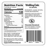 CHOCOLATE STORYBOOK Gourmet Flavored Cotton Candy - Unique Idea for Holidays, Birthdays, Gag Gifts, Party Favors (Wedding Cake, 1.75 oz, 1-Pack)