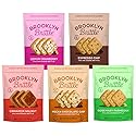 Brooklyn Brittle Deluxe Variety Bundle - Sweet & Savory Cookie Brittle|Italian Cookie Brittle|Flavors-Cinnamon Walnut, Espresso Chip, Lemon Cranberry