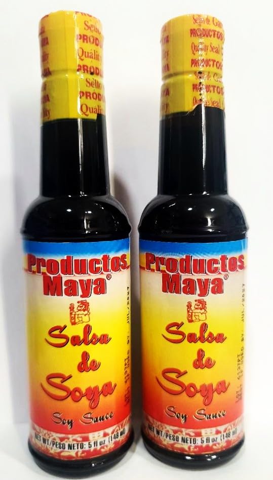 SALSA DE SOYA (SOY SAUCE) PRODUCTOS MAYA, 5fl oz - 2 BOTTLES