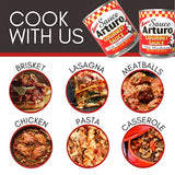 Arturo Gourmet Sauce with Mushrooms - (Pack of 24) (8 oz) - Tomato Sauce Enhancer - Spaghetti Sauce Enhancer - Marinara Sauce Fresh Base - Italian