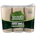 Seventh Generation Paper Towels, Unbleached, Regular Roll - 6 Count (Pack of 1)
