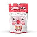 Taffy Shop Santa Snax, Salt Water Taffy - Gourmet Soft Chewy Candy, Variety Pack, Bulk Sweet Snack, Fresh GIft & Gluten-Free, 30 Individually Wrapped