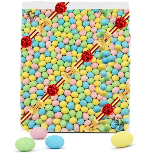 Milk Chocolate Eggs Pastel Candy Coated - 2.25 lb Bulk Bag - Solid Milk Chocolate Centers with a Crunchy Candy Shell - Perfect for Easter Baskets