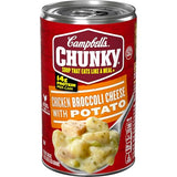 Campbell's Chunky Soup, Chicken Broccoli Cheese Soup, 18.8 Oz Can
