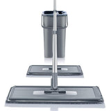 mop Floor Flat Mop Bucket Set Hand Free Squeeze Wet Dry Mop Cleaning 360 Flexible Mop for Hardwood Laminate Tiles Unisex (Size : 4 Pads) (6 Pads)