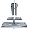 mop Floor Flat Mop Bucket Set Hand Free Squeeze Wet Dry Mop Cleaning 360 Flexible Mop for Hardwood Laminate Tiles Unisex (Size : 4 Pads) (6 Pads)