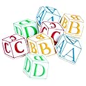 ½ Dz. Baby Block Cookies! Building Blocks, ABC'S, Shower Themed Birthday Party Favors or Gift!