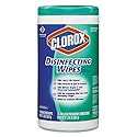 Disinfecting Wipes, 7 x 8, Fresh Scent, 75/Canister, 6/Carton