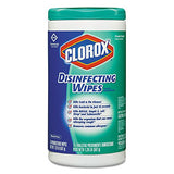 Disinfecting Wipes, 7 x 8, Fresh Scent, 75/Canister, 6/Carton