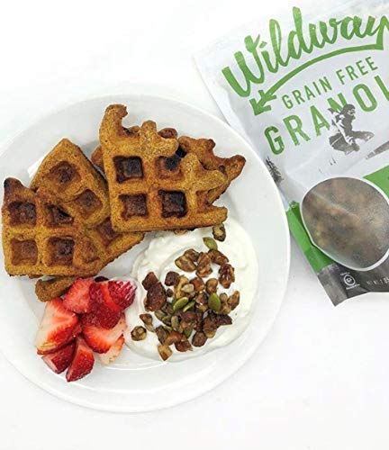 Wildway Keto Granola | Gingerbread | Grain-Free, Certified Gluten-Free Cereal | Vegan, Low Carb | No Sugar Added | Paleo-Friendly | Non-GMO Fruit
