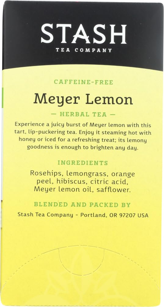 Stash Herbal Tea Meyer Lemon, 20 Count Box (3 Pack)