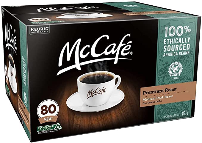 McCafe Premium Roast Coffee Pods, 80 Count, {Imported From Canada}