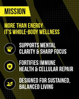 Velocity Iced Tea + Lemonade Energy Drink with Patented Glutathione Antioxidant Formula, Non-Carbonated, Zero Sugar, Keto, 12 Pack (16 oz Cans)