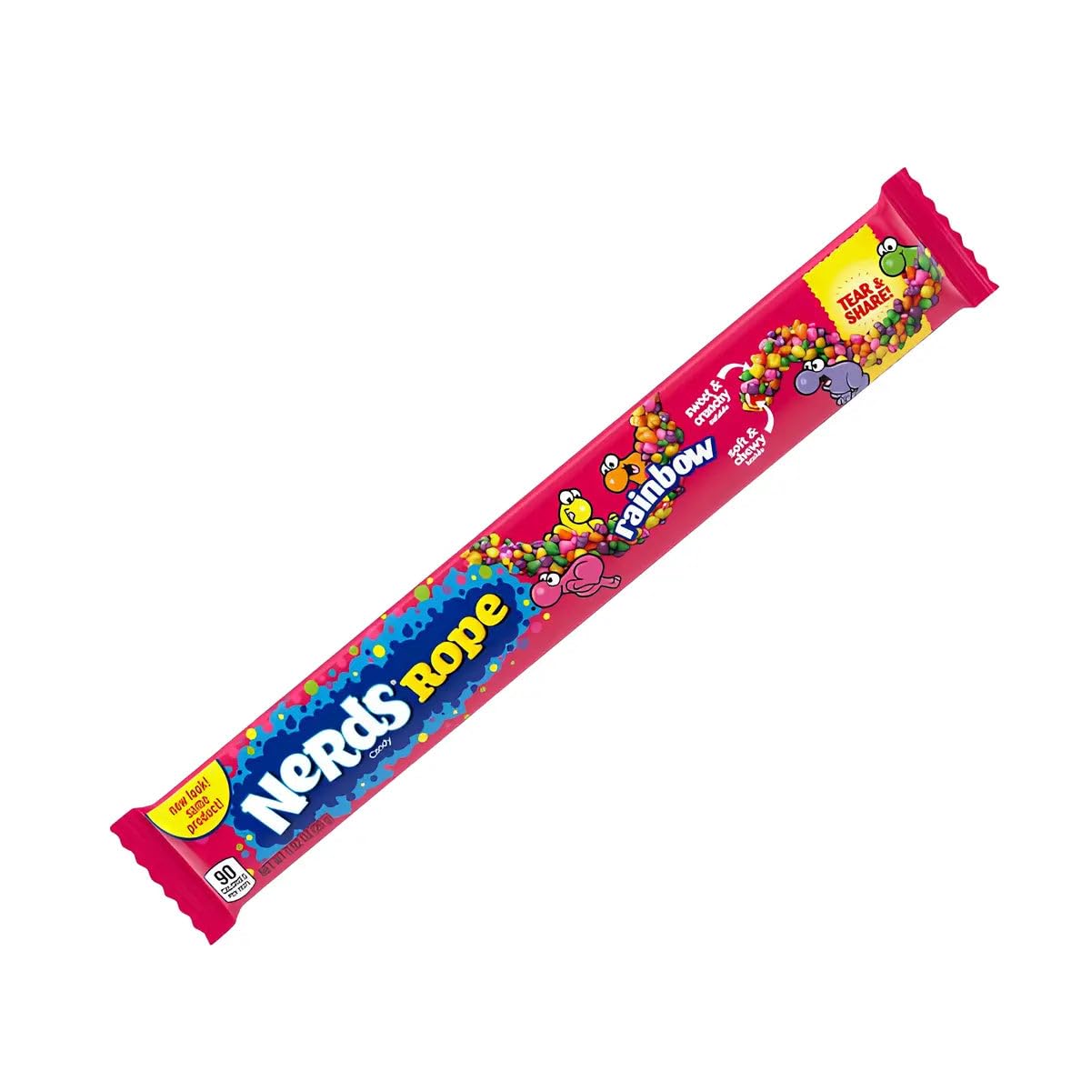 Nerds Rainbow Rope Candy 24 x 26g Packets, 624g/2.4 lb