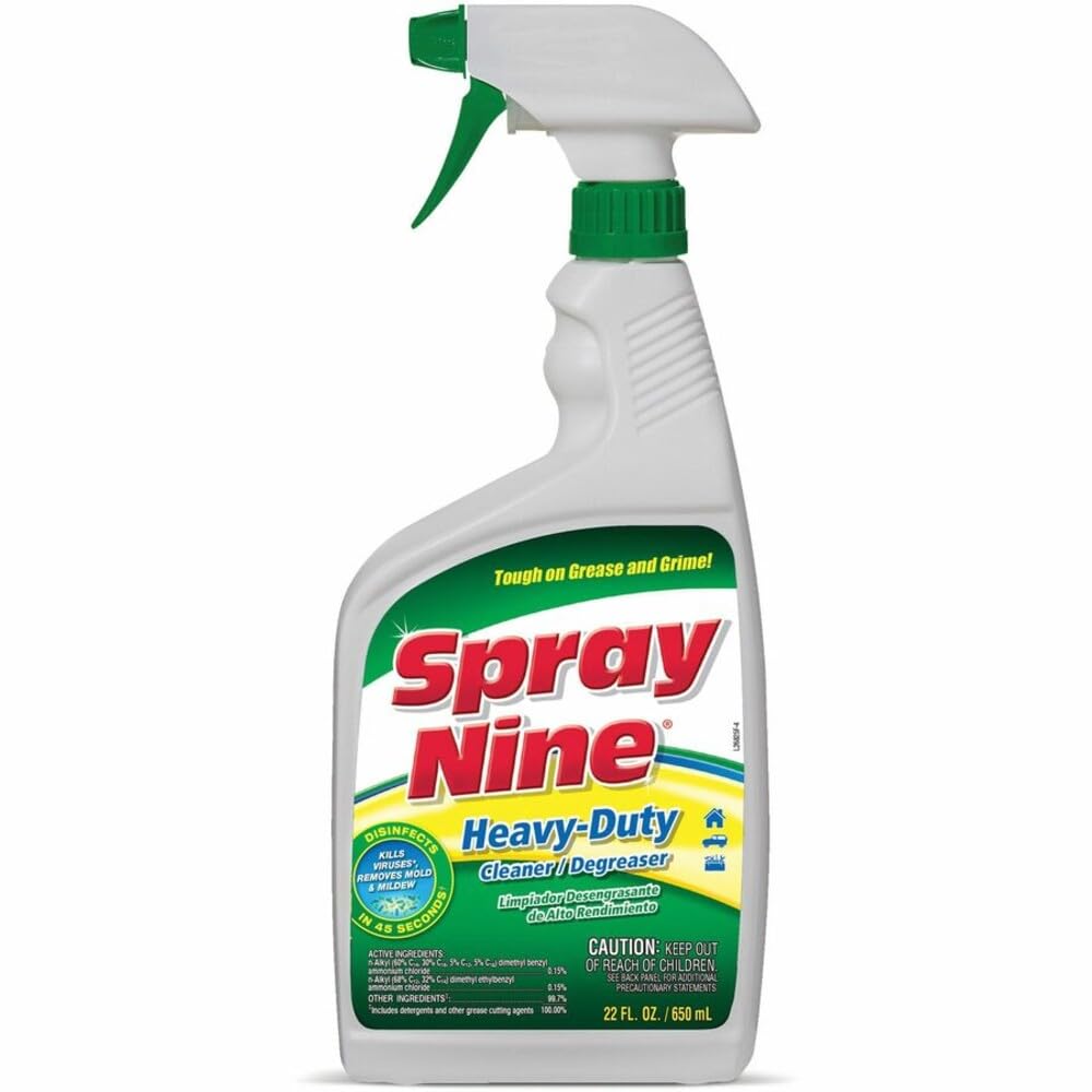Spray Nine 26825 Heavy Duty Multi-Purpose Cleaner, Degreaser and Disinfectant - 22 oz.