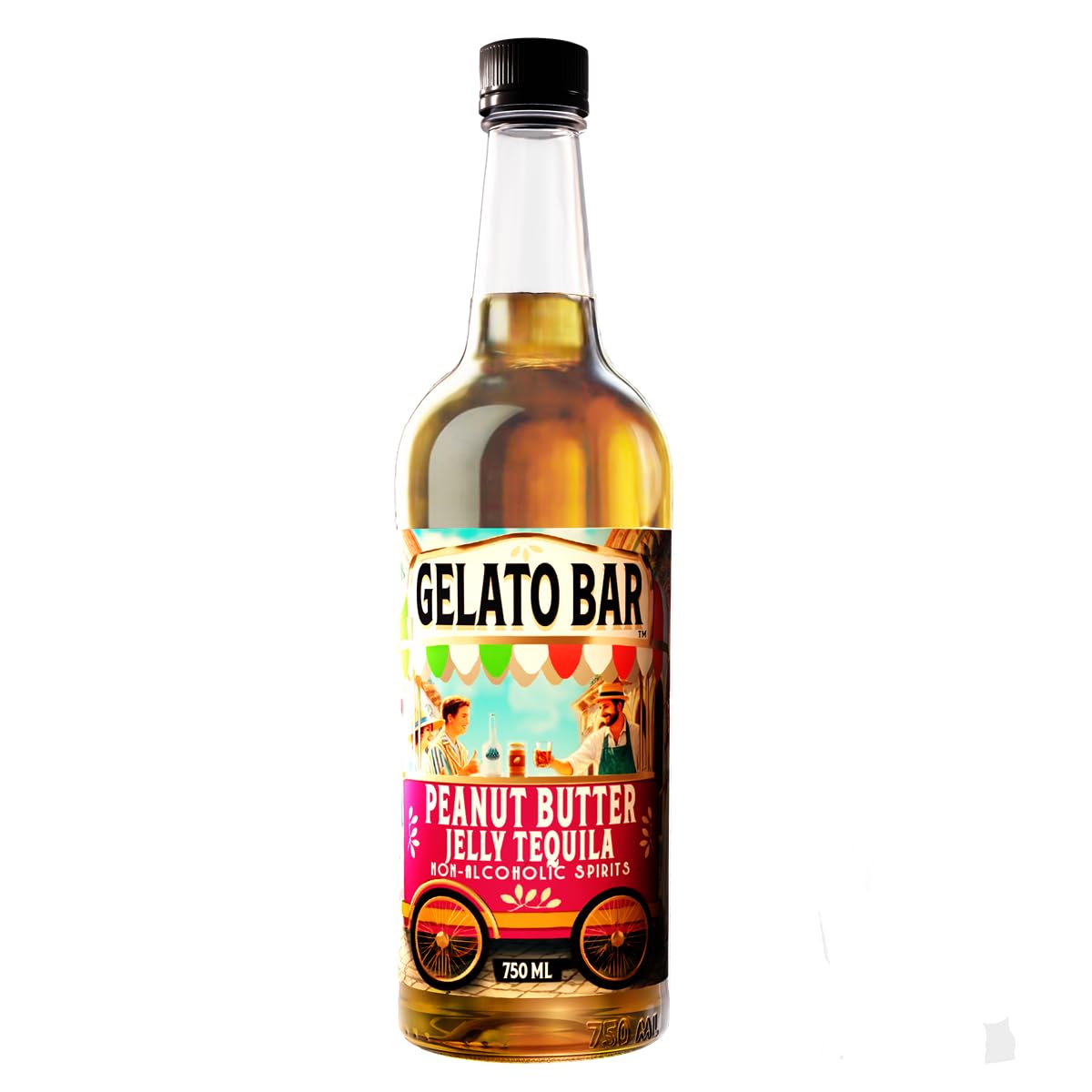 GELATO BAR Non-Alcoholic Tequila Alternative | Peanut Butter & Jelly | The World’s Leading Developer of Non-Alcoholic Spirits, Liqueurs & Mocktails |