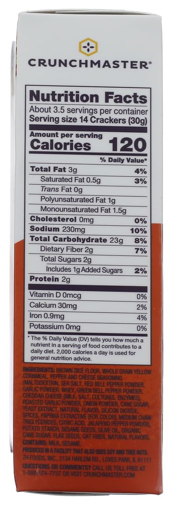 Crunchmaster Pimento Cheese Crackers, 3.54 OZ