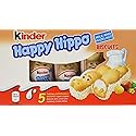 Kinder Happy Hippo Biscuits Milk and Hazelnut 50 Pieces