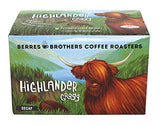 Berres Brothers Highlander Grogg Decaf Coffee 12 Count Single Serve Pods Compatible with Keurig K Cups K Pods Coffee Makers, Flavored Medium Roast