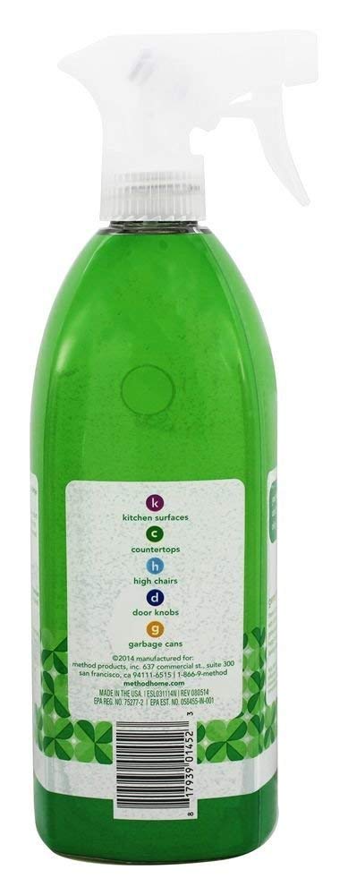 Method Antibacterial All-Purpose Cleaner Spray, Bamboo, Kills 99.9% of Household Germs, 28 Fl Oz