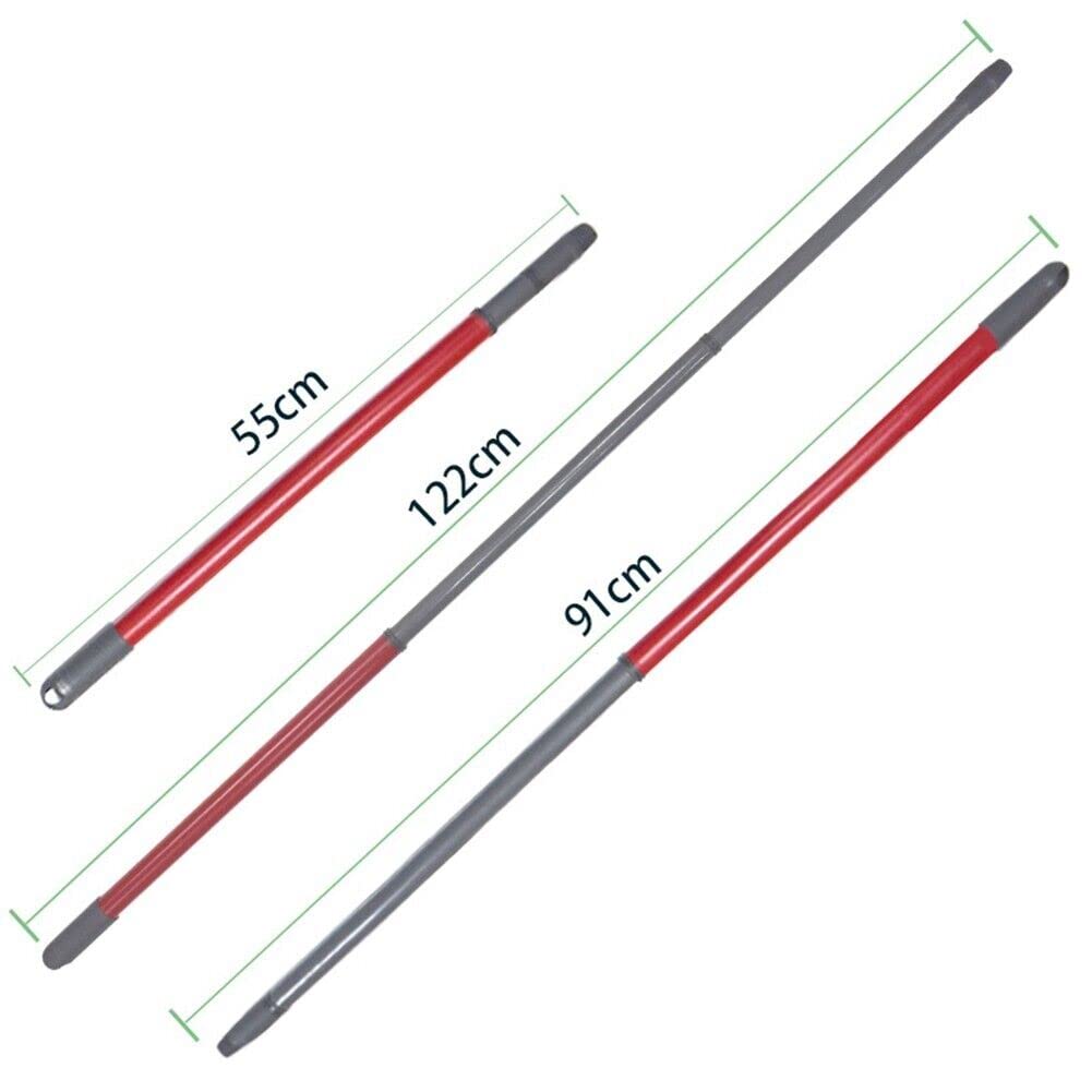 Spin Mop Replacement Handle, 3 Section 22 Inch to 48 Inch Telescopic Handle for Vileda O-Cedar Easywring Spin Mop for Floor Cleaning