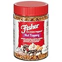 Fisher Mixed Nuts Ice Cream Topping, 5 oz, Peanuts, Almonds, Cashews, Walnuts, Brazil Nuts, Filberts, Pecans, Pistachios & Macadamias, Gluten-Free, No
