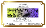 Cardamom Medium Roast Decaf Coffee (Single Serve K-Cup Pods) (Gourmet, Naturally Flavored, Whole Coffee Beans) (12 pods, ZIN: 571769)