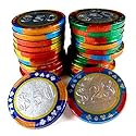All City Candy Milk Chocolate Casino Chips, 1 LB Bulk Bag, 83 Pieces, 1.5 in Diameter