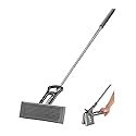 VEVOR Sponge Mop, High-Density PU Sponge Mop with 1 Pcs Sponge Mop Replacement, Easy to Squeeze Sponge Mop with Hook & Loop for Head Change, Fit