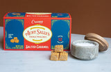 Aunt Sally's Creamy Salted Caramel Pralines - 12 count box- New Orleans Most Famous Praline- Handmade Pecan Candy