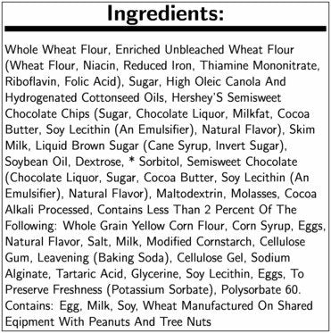 Richs Whole Grain Triple Chocolate Filled Cookie, 1.7 Ounce -- 120 per case.
