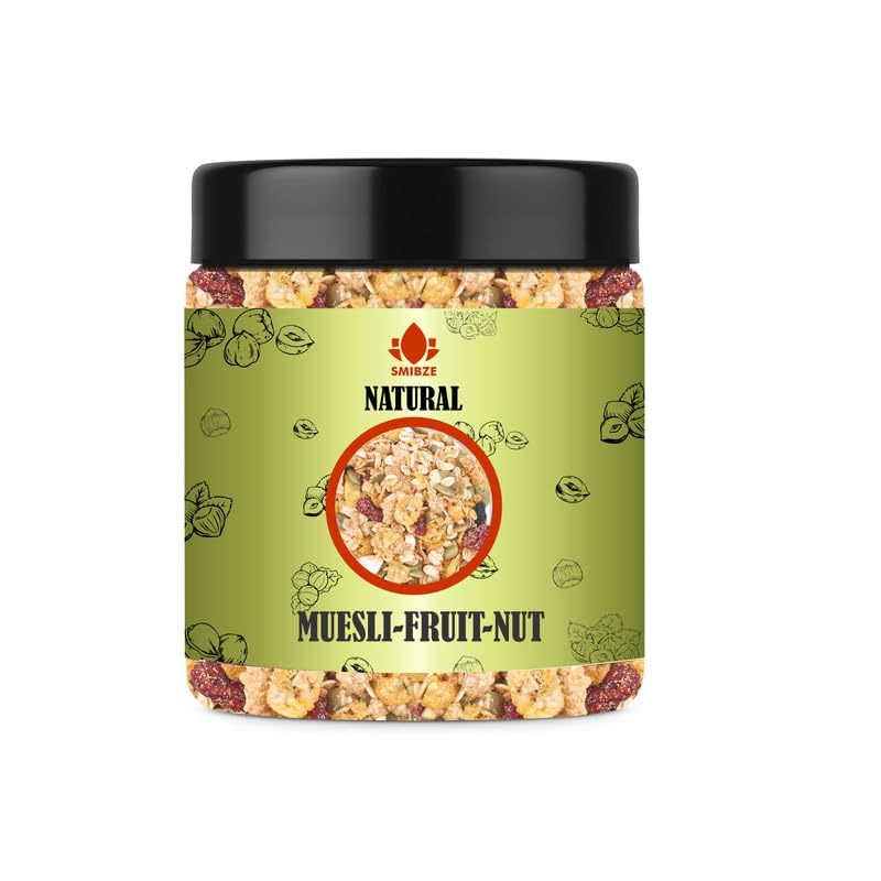 SMIBZE Natural Muesli Fruit & Nut 4 OZ / 113 Gram