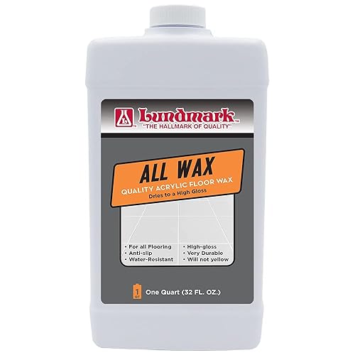 Lundmark All Wax, Self Polishing Floor Wax, 32-Ounce, 3201F32-6, (Model: LUN-3201F32-6)