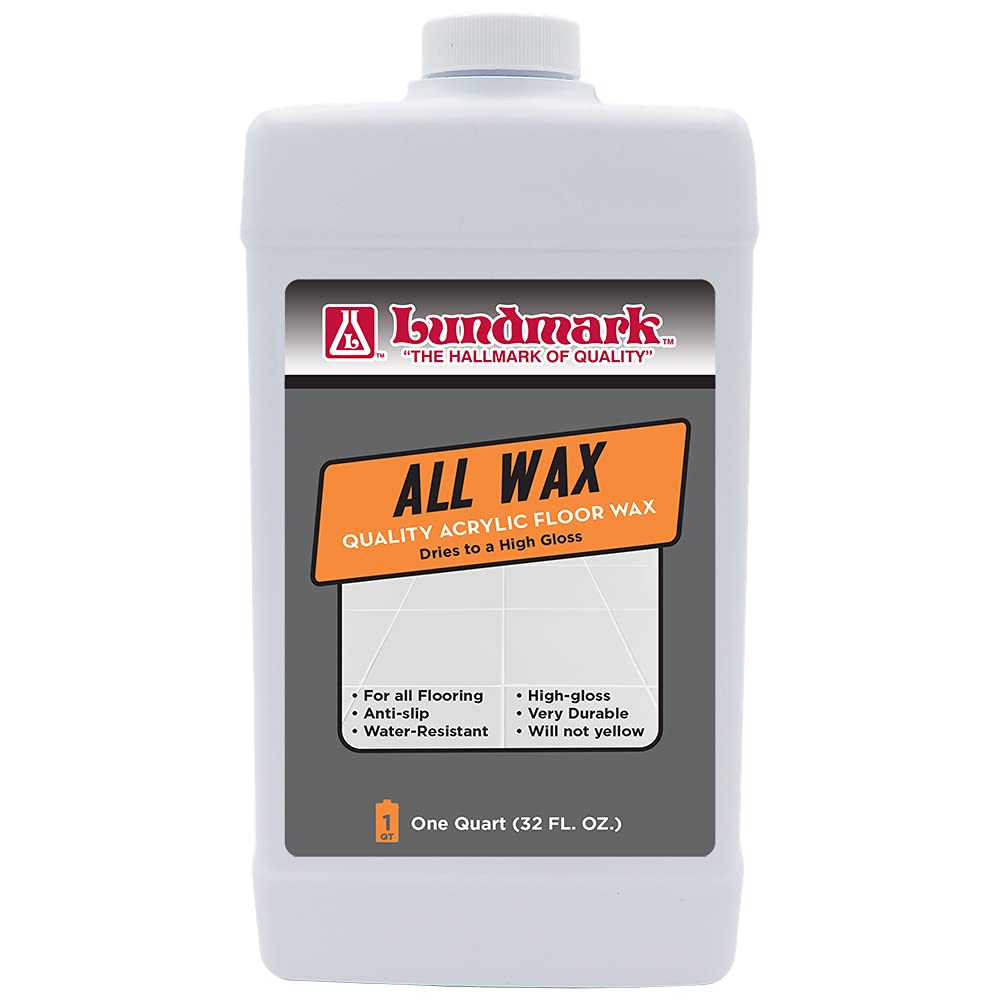 Lundmark All Wax, Self Polishing Floor Wax, 32-Ounce, 3201F32-6, (Model: LUN-3201F32-6)