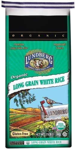 Lundberg Family Farms Organic White Long Grain Rice - Single Bulk Item - 25LB